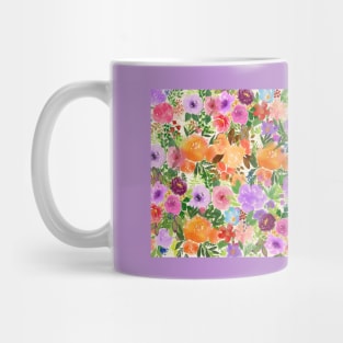 Floral print for gift-wrapping paper Mug